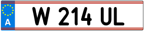 Truck License Plate